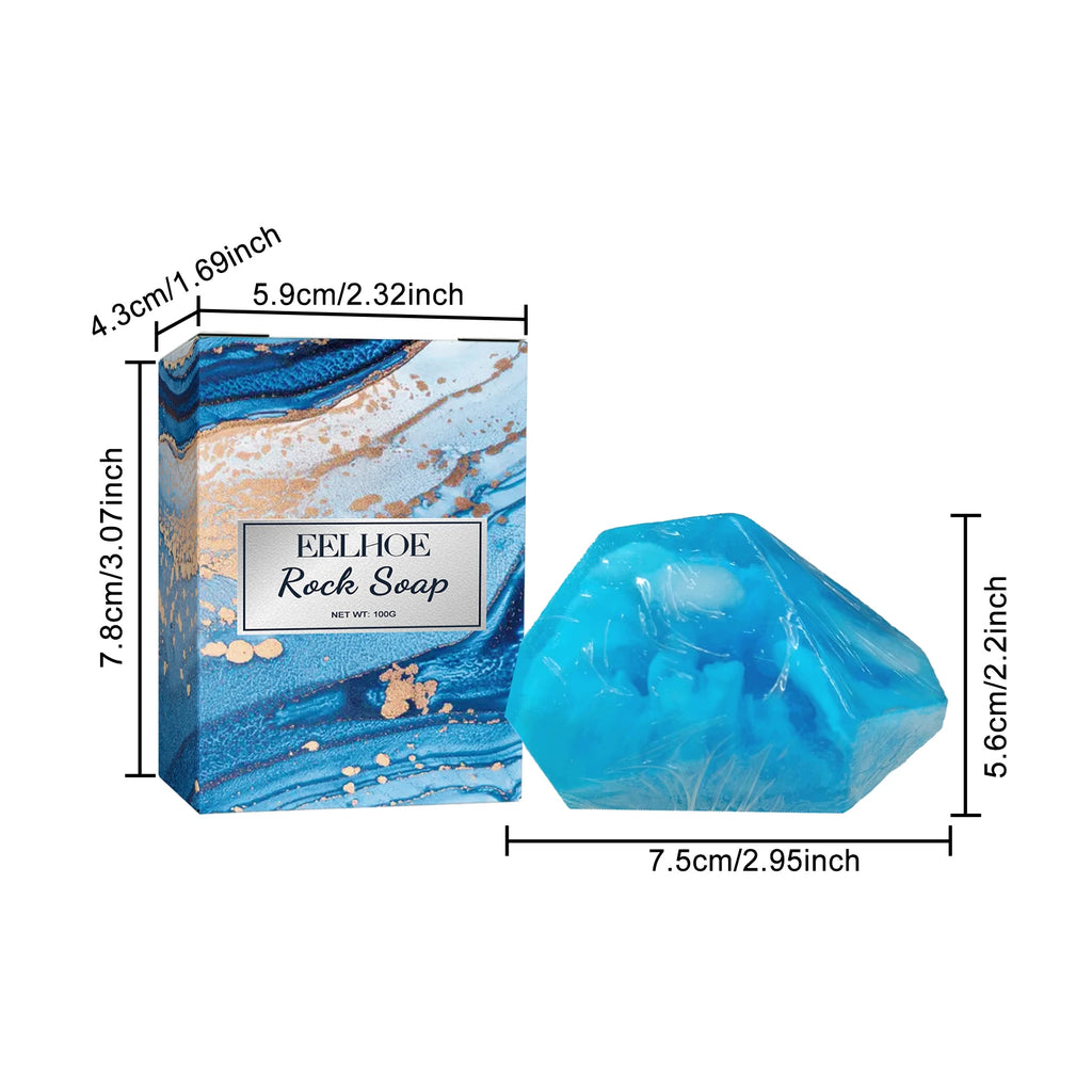 Bath Gem Soap Moisturizing Hydrating Smooths Skin Long-Lasting Fragrance Brightens Elbows Joints Whitens Beautifies Body Skin
