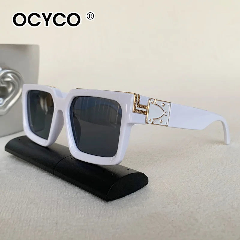 Classic Square Sunglasses Men Women Luxury Brand Designern Eyeglasses Luxury Retro High Quality Shades Eyewear UV400
