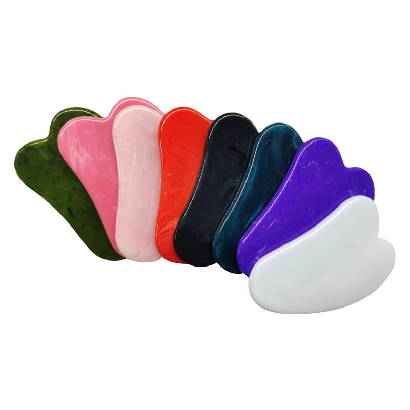 Natural Jade Gua Sha Scraper Board For Face Neck Skin Lifting Wrinkle Remover Beauty Care Massage Rose Quartz Jade Guasha Stone