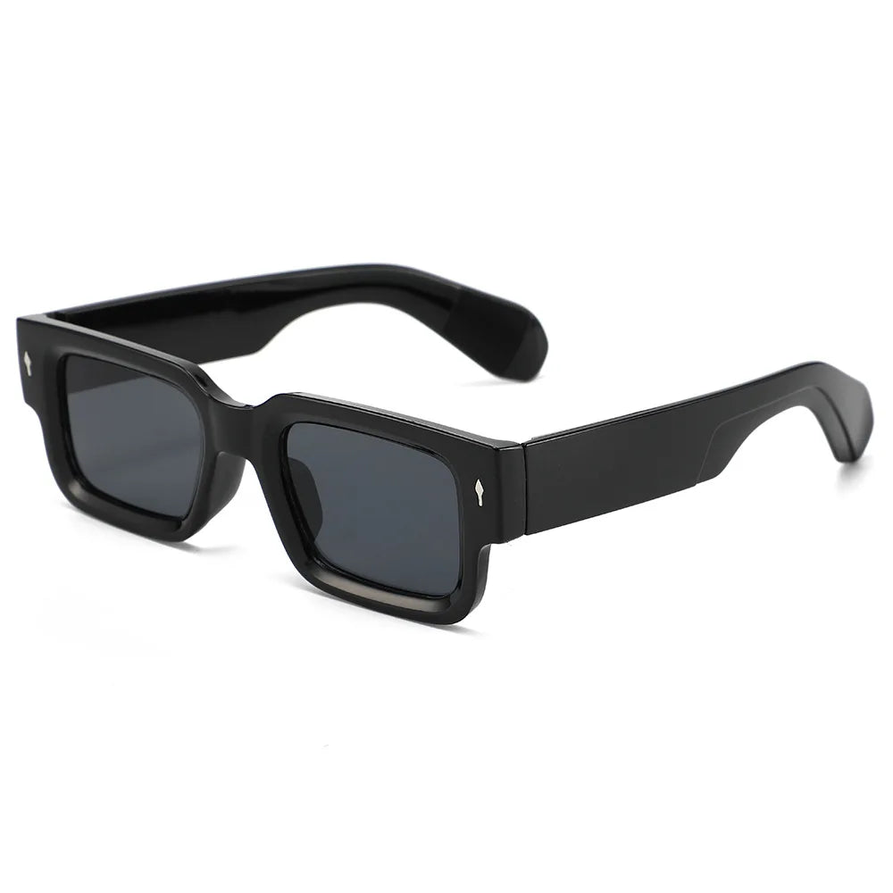 1PC Unisex Retro Square Sunglasses Classic UV Protection Plastic Frame Shades Outdoor Travel Driving Glasses UV400 Eyewear