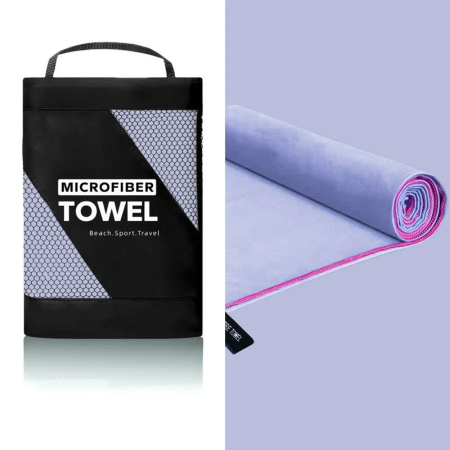 Microfiber Beach Towel Quick Dry Soft Absorbent Sand-Free Lightweight Travel Towel for Swimming Pool Spa Home