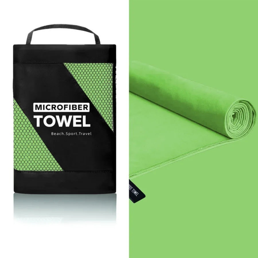 Microfiber Beach Towel Quick Dry Soft Absorbent Sand-Free Lightweight Travel Towel for Swimming Pool Spa Home