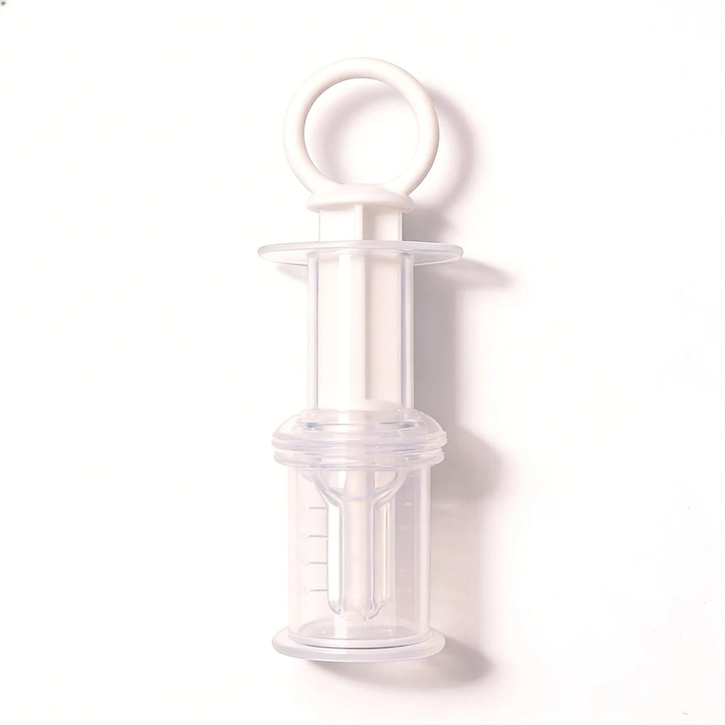 Baby Medicine Dispenser Dropper with Pacifier Tip, Soft Silicone Needle Feeder for Infant Liquid Medicine and Vitamins