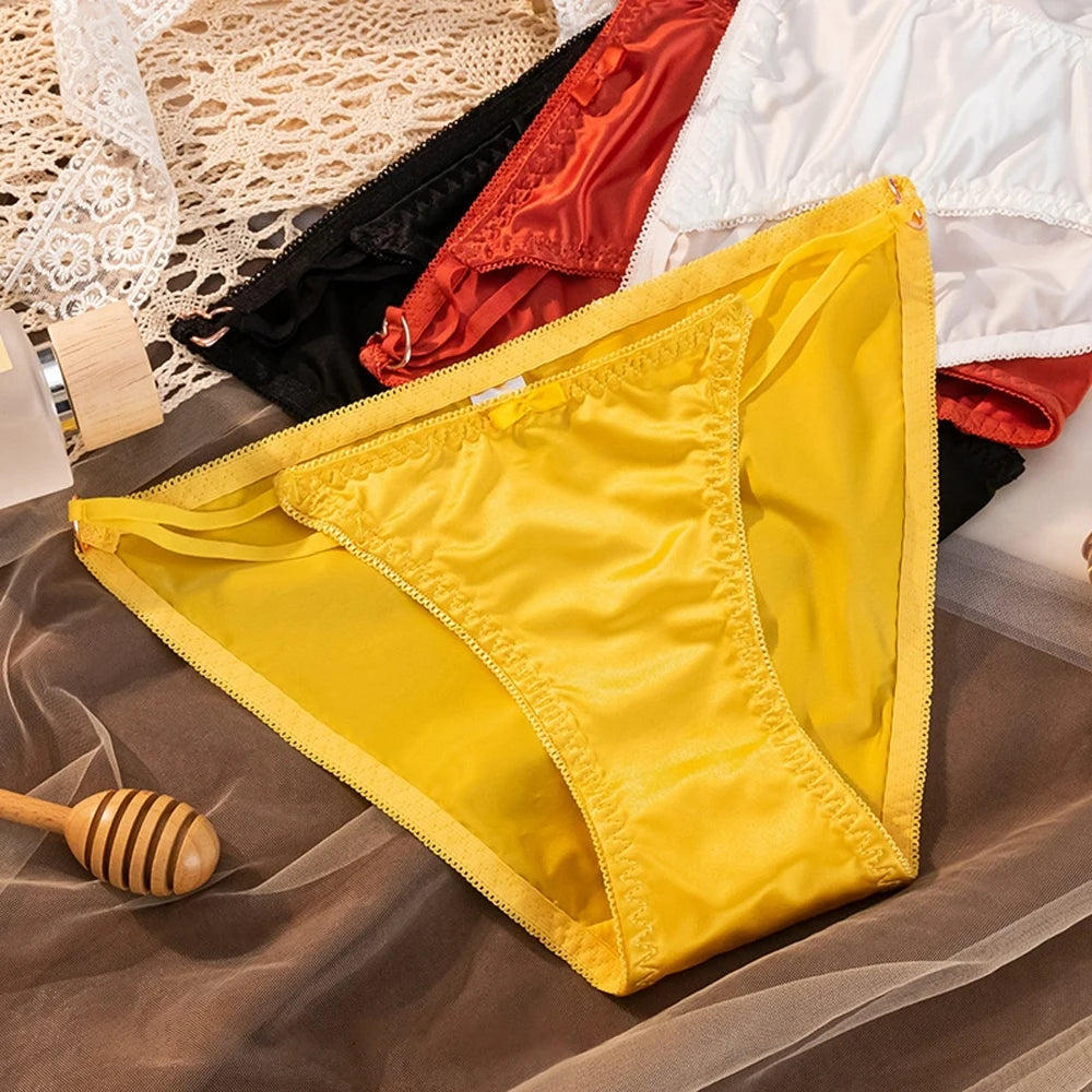 Women's panties Female Seamless Briefs Women Low Waist Breathable Comfortable Sexy Ladies   Breathable Briefs
