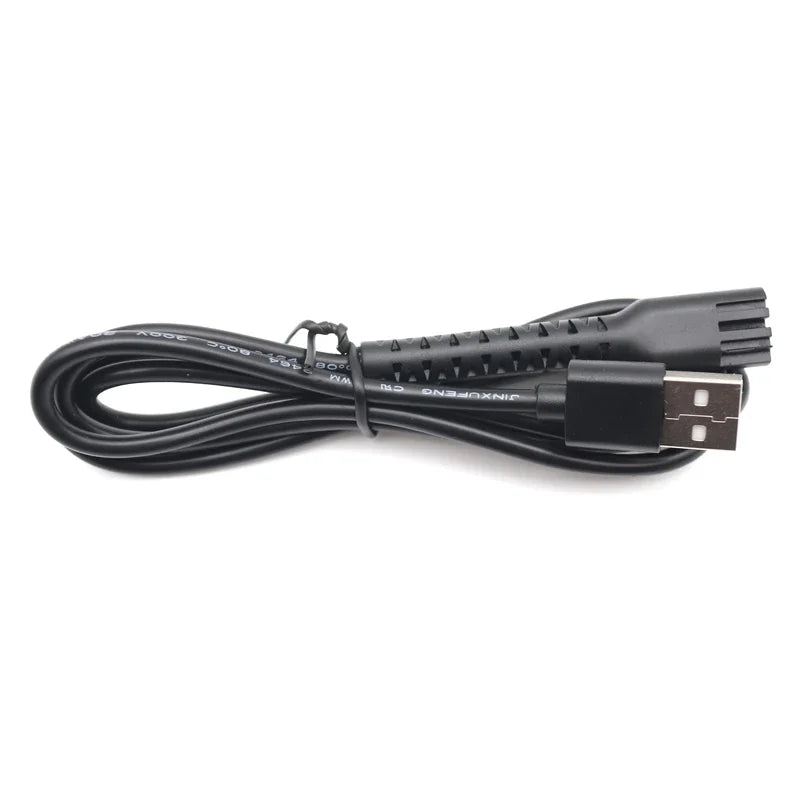 USB Charging Cable For Wahl 8148/8591/8504/8509/1919/2240/2241 Power Cord 1M Length Professional Hair Clipper Accessories