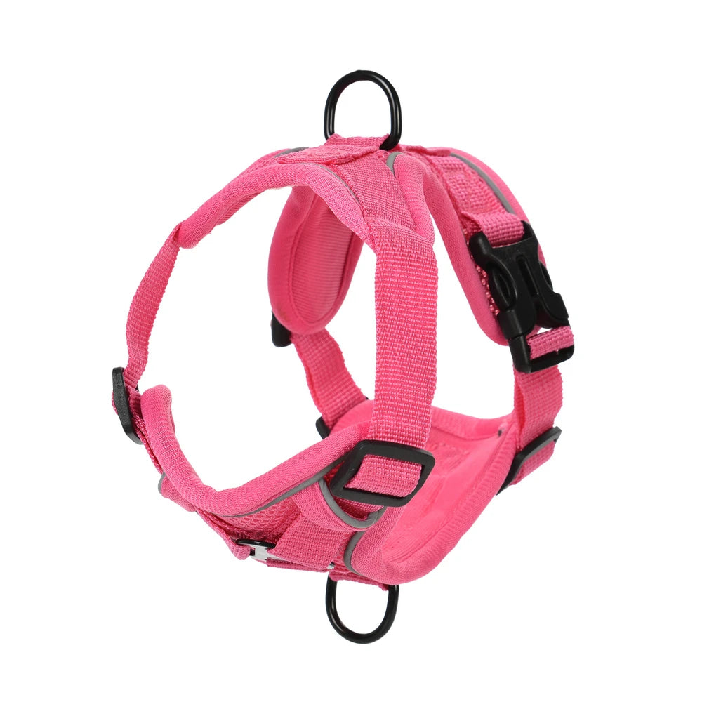 Pet Dog Leash For Small Medium Dogs Cats Hiking Reflective Puppy Adjustable Solid Harness Vest Set Chihuahua Bulldog Supplies