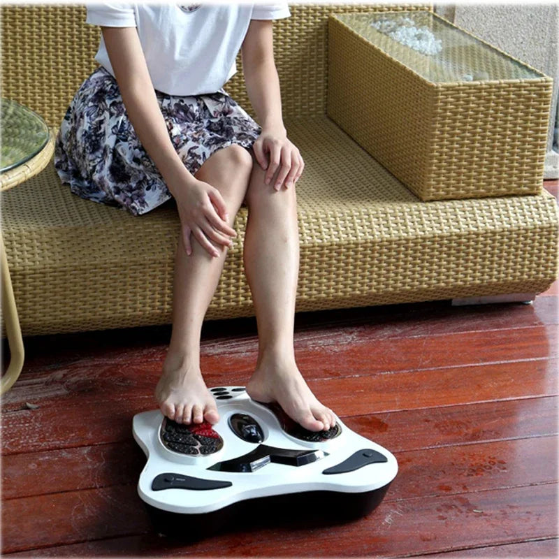 Foot Massager Electric Vibrator  Leg Exerciser With Remote Control Health Care Body Massage Bio Shaker Heating Therapy Machine