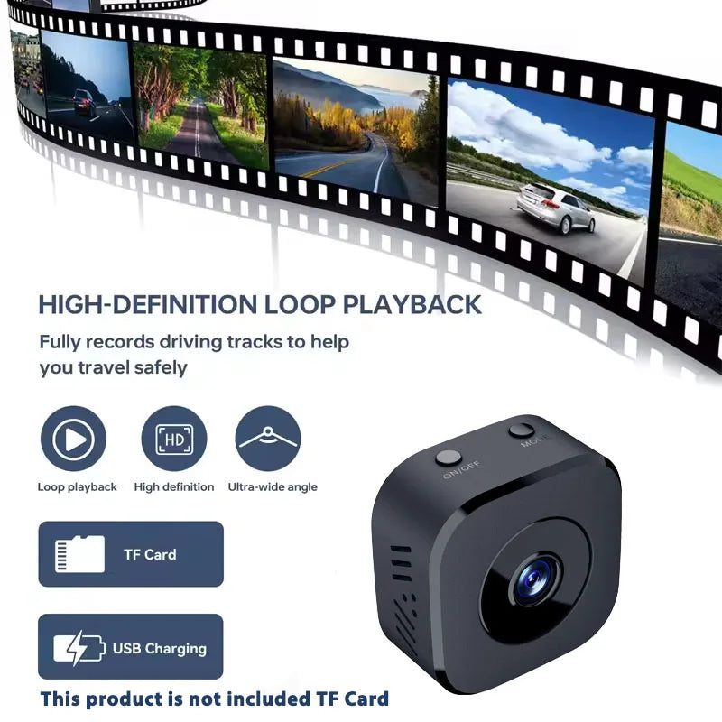 Security Camera HD Mini Full Color Night Vision High Definition WiFi Monitor Waterproof Motion Detect Surveillance Smart Home