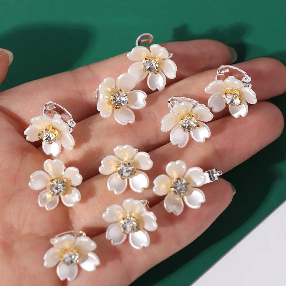 10pcs Dread Locks Flower Decor Hair Ring Hair Braiding Headwear Dreadlocks Beads Dirty Braids Metal Cuff Hair Braid Rings Clips