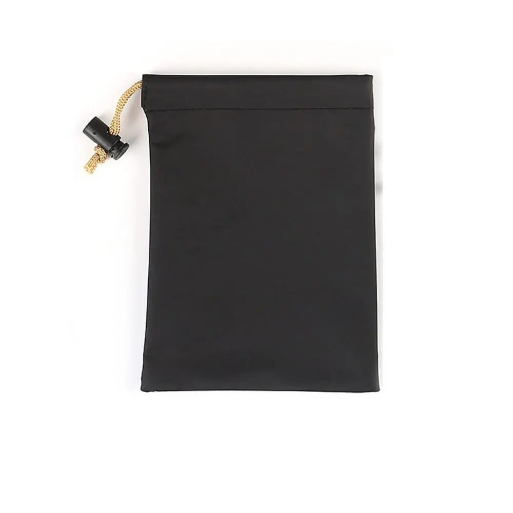 PU Leather Phone Storage bag with Draw String Waterproof Power Bank Case Large Capacity Dustproof Headphone Case Pouch