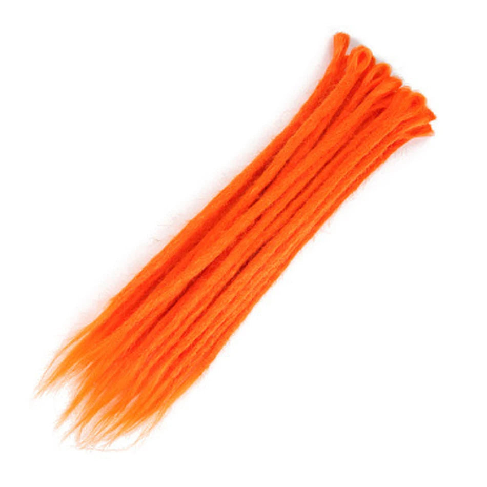 Synthetic Handmade Dreadlocks Hair Extensions Natural Braiding Hair For Black Women Crochet Hair Ombre Colored Crochet Braids