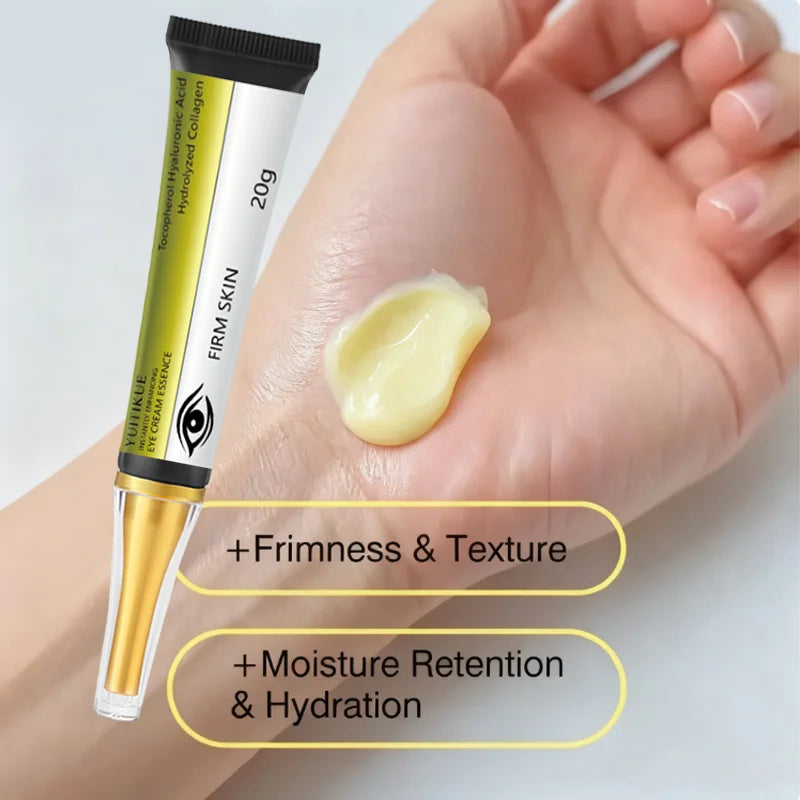 Hyaluronic Acid Eye Cream for Wrinkle Removal and Brightening: Lifts and Firms Skin, Special Eye Care for Women