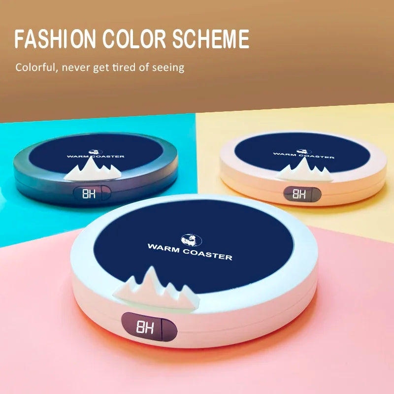 Coffee Mug Warmer Pad Cup Heater Coaster Constant Temperature Heating Home Office USB Electric Mug Mat Set Milk Tea Water Gift