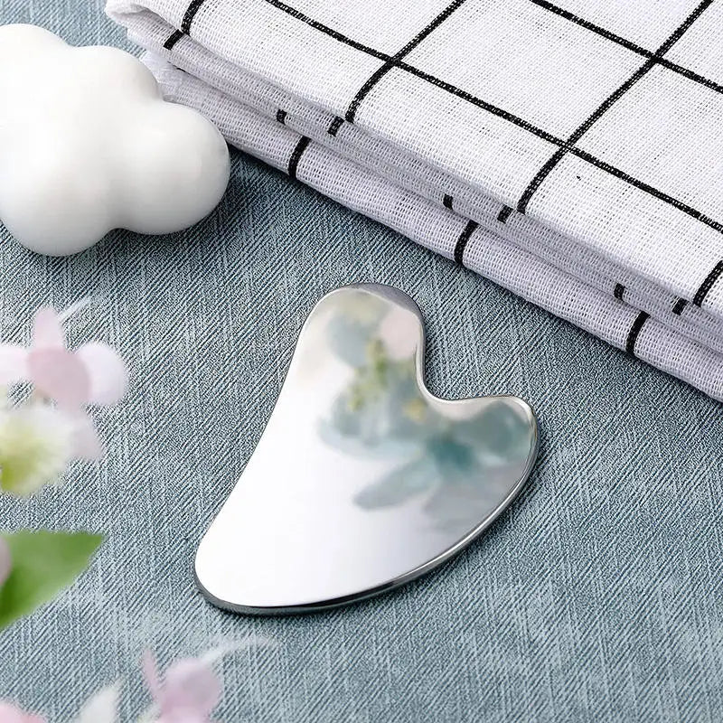 Gua Sha Board Guasha Massage For Face Stainless Steel Body Massager Facial Scraping Plate Guasha Scraper For Neck Back