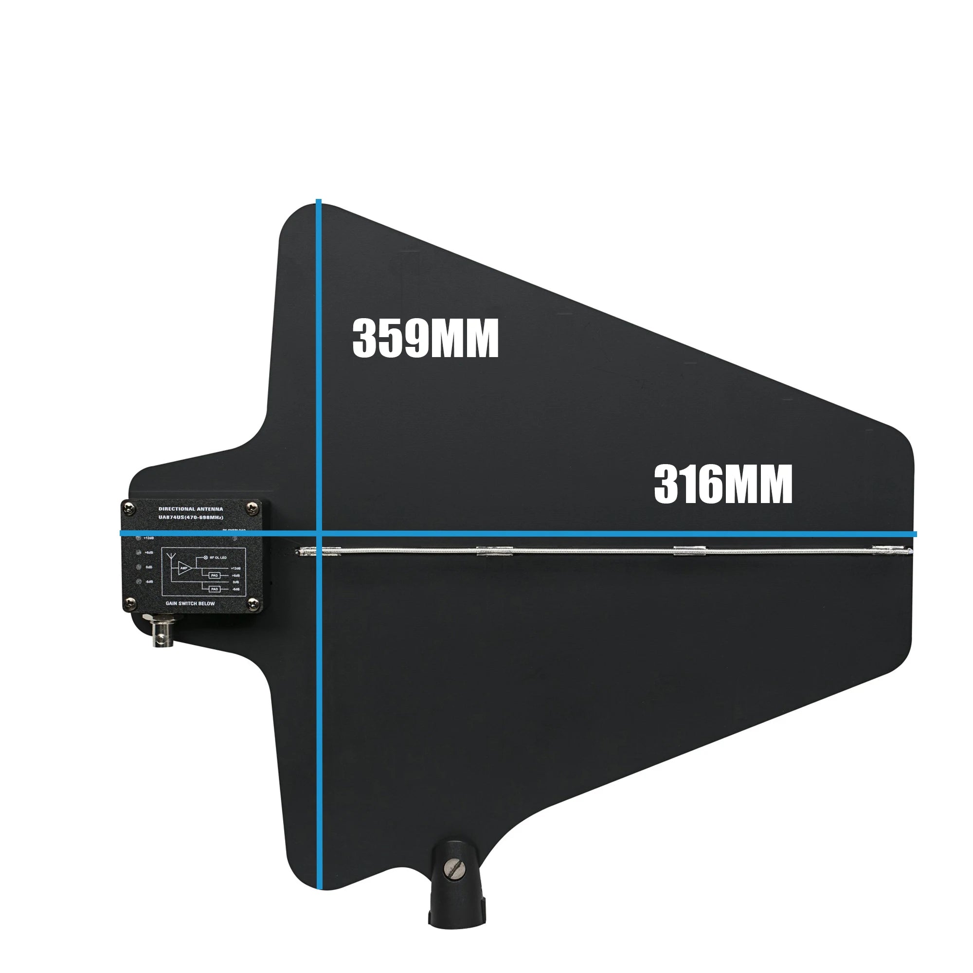 Leicozic UA845 UA874 UHF Antenna Power Distribution System RF Signal Distributor For Microphone Wireless Enhancer 460-950Mhz