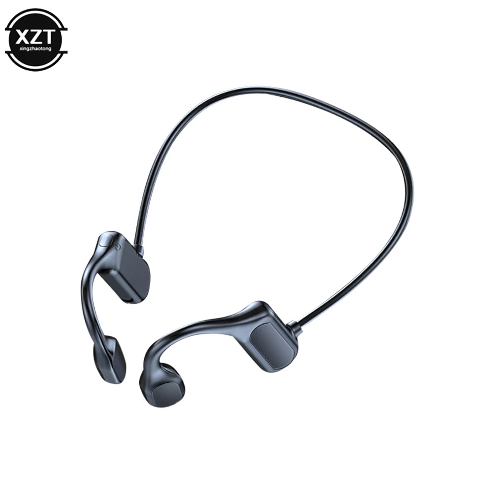 Waterproof BL09 Bluetooth 5.0 Wireless Headset Sports Stereo headphone Bone Conduction Audio Equipment Outdoor with Microphone