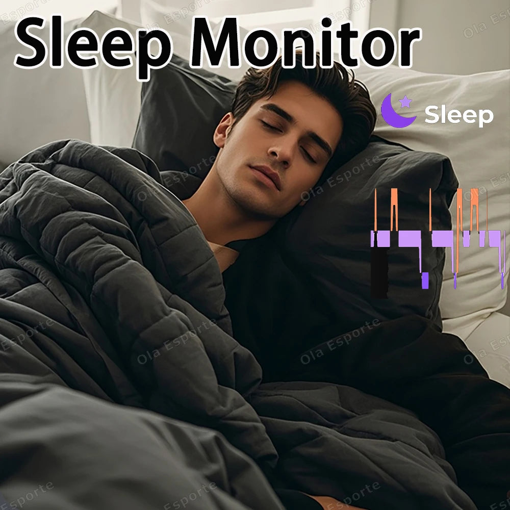 Smart Ring Bluetooth Call Heart Rate Blood Pressure Monitor Men Womenes Smartring 5ATM Waterproof Health Multi Sports Ring 2025