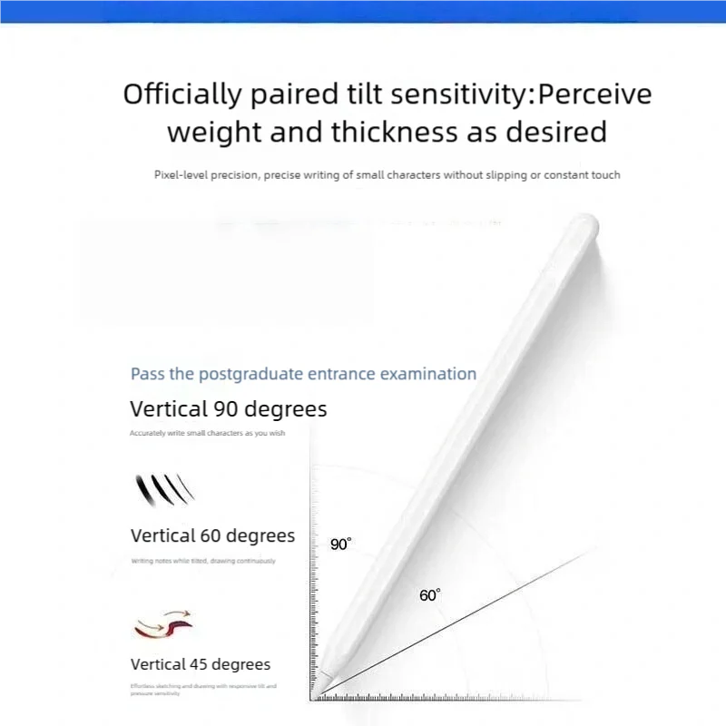 For iPad Pencil Stylus Pen Air 6 M2 Pro M3 with Tilt for iPad Pro mini 5 6 7  Accessories iPad Pro 11 12.9 /11Air Mini Touch Pen