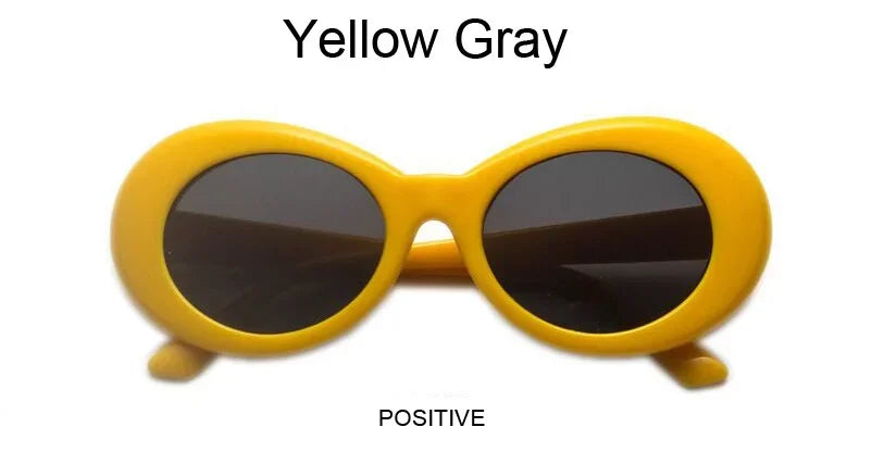 New Retro Oval Sunglasses Man Vintage Fashion Sun Glasses Classic White Black Lentes De Sol Mujer UV400 Gafas De Sol