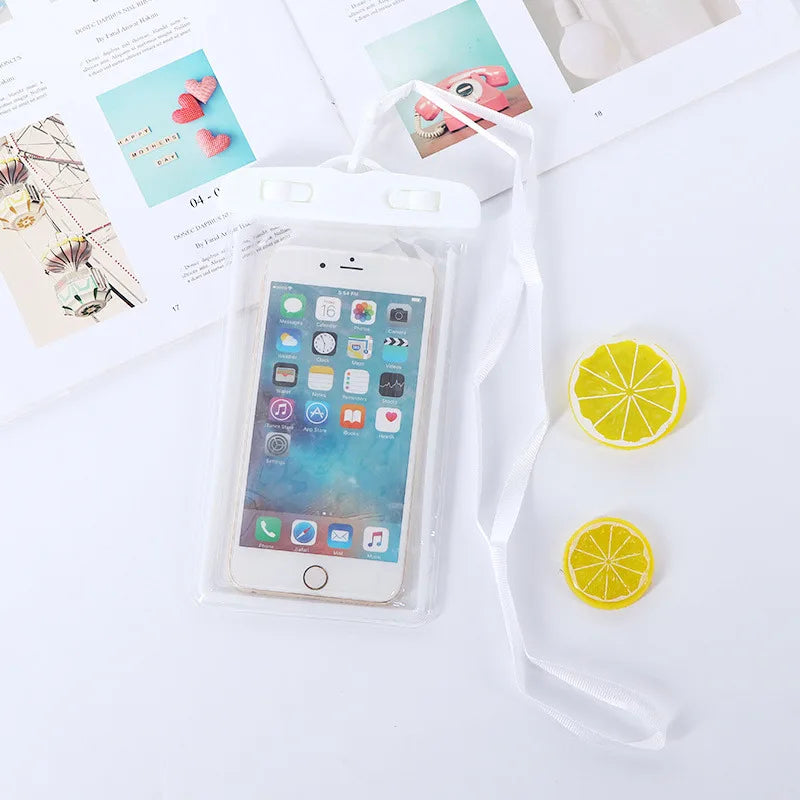 New Universal Waterproof Phone Pouch – 6 Inch Dry Bag Case for Swimming, Diving, Beach & Underwater Protection