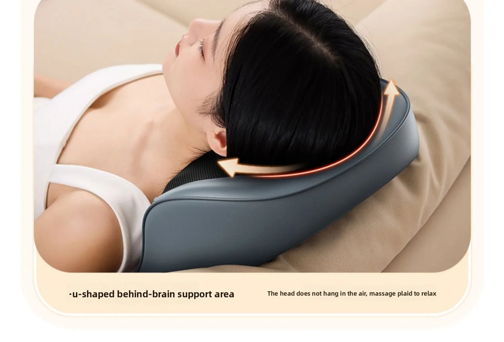 Back Massager for Deep Shiatsu Lower Back Neck Massager with Heat 3D Kneading Massage Pillow Shoulder Legs Gifts for Mom Dad Wom
