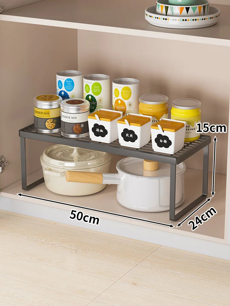 Kitchen Countertop Storage Ra Multi-Layer Cabinet Organizer Spice Storage elf Tabletop Arrangement Utili Tool