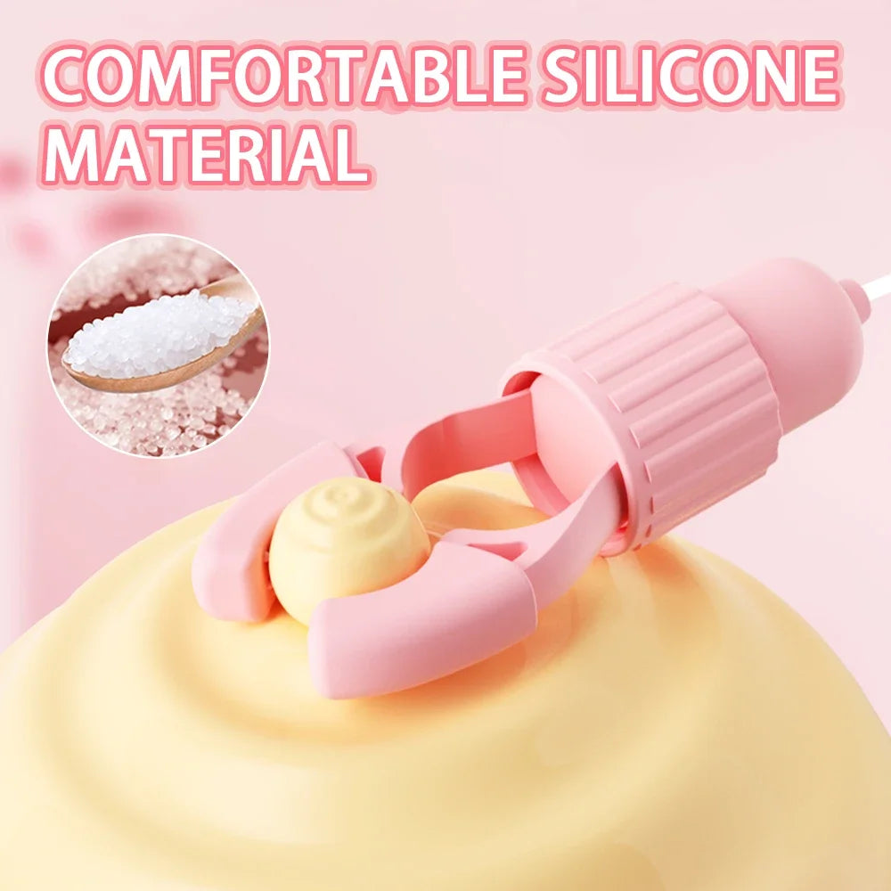Sensitive Nipple Stimulator with Vibration - Dual-Action Pleasure Device for Women's Intimate Wellness & Massage
