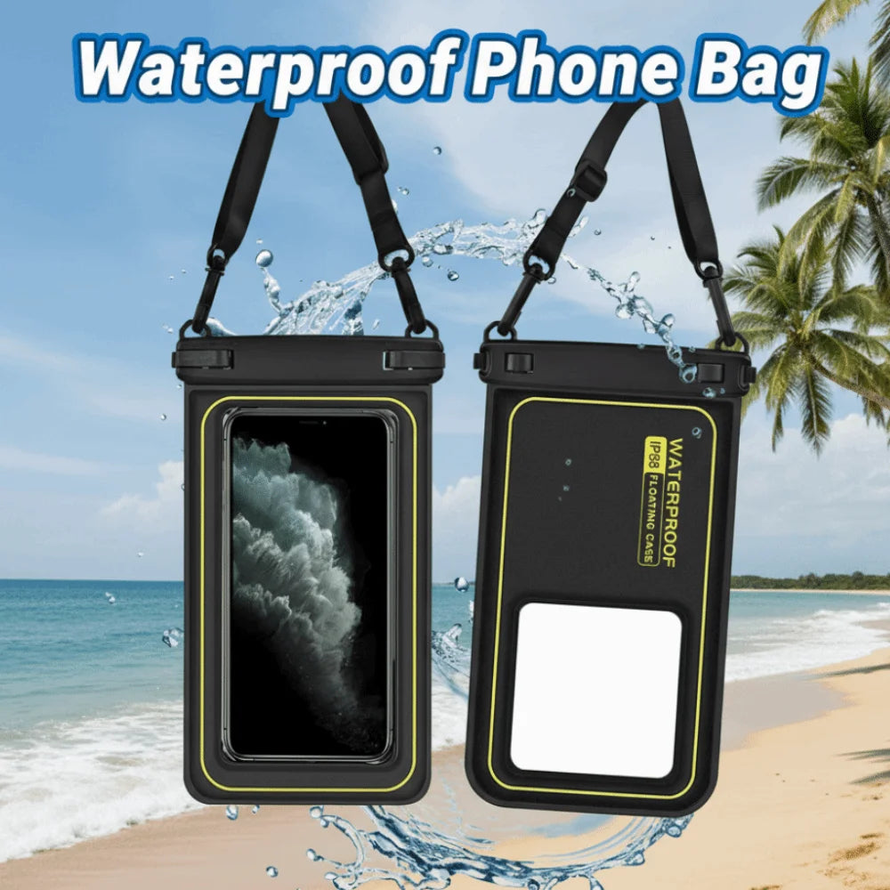 Touch Screen Waterproof Phone Bag Transparent PVC Mobile Phone Waterproof Bag Underwater Dry Universal