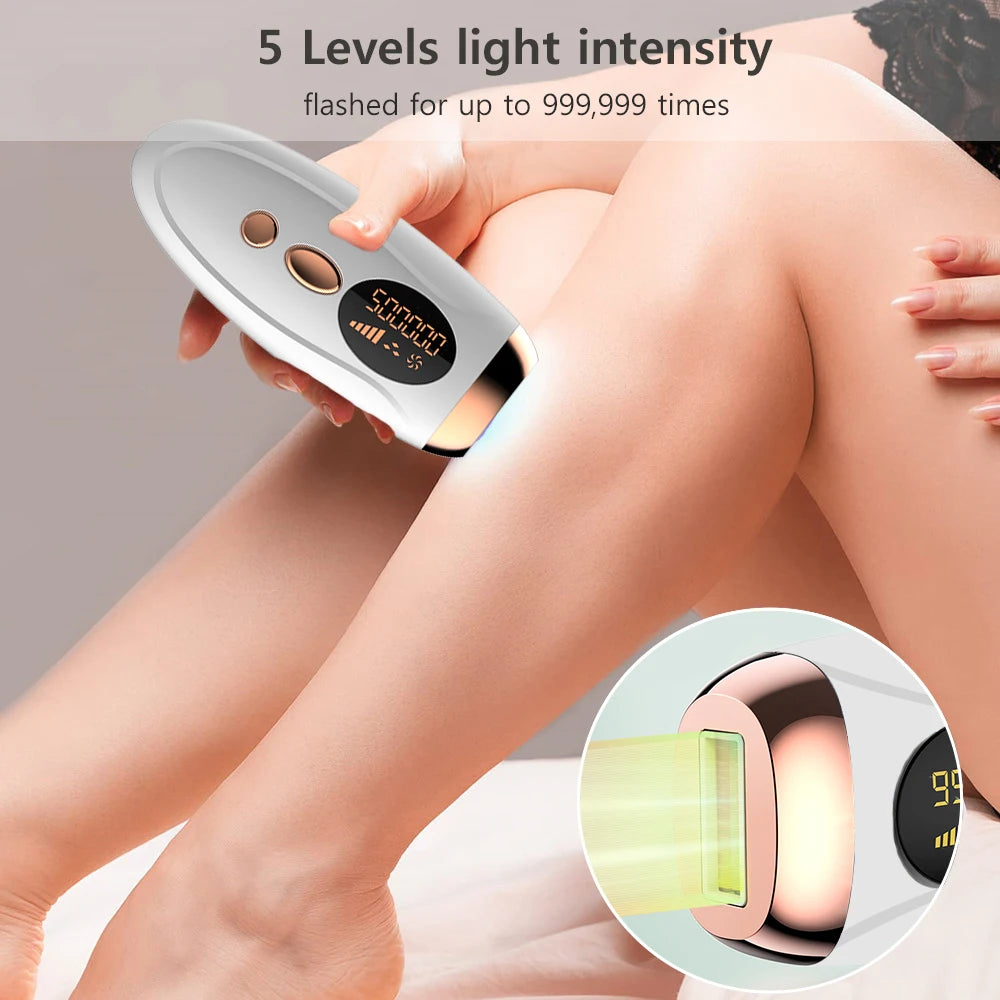 999999 Flashes Laser Epilator for Women Body Bikini Legs Armpit Arms Hair Removal Painless IPL Laser Permanent Electric Epilator