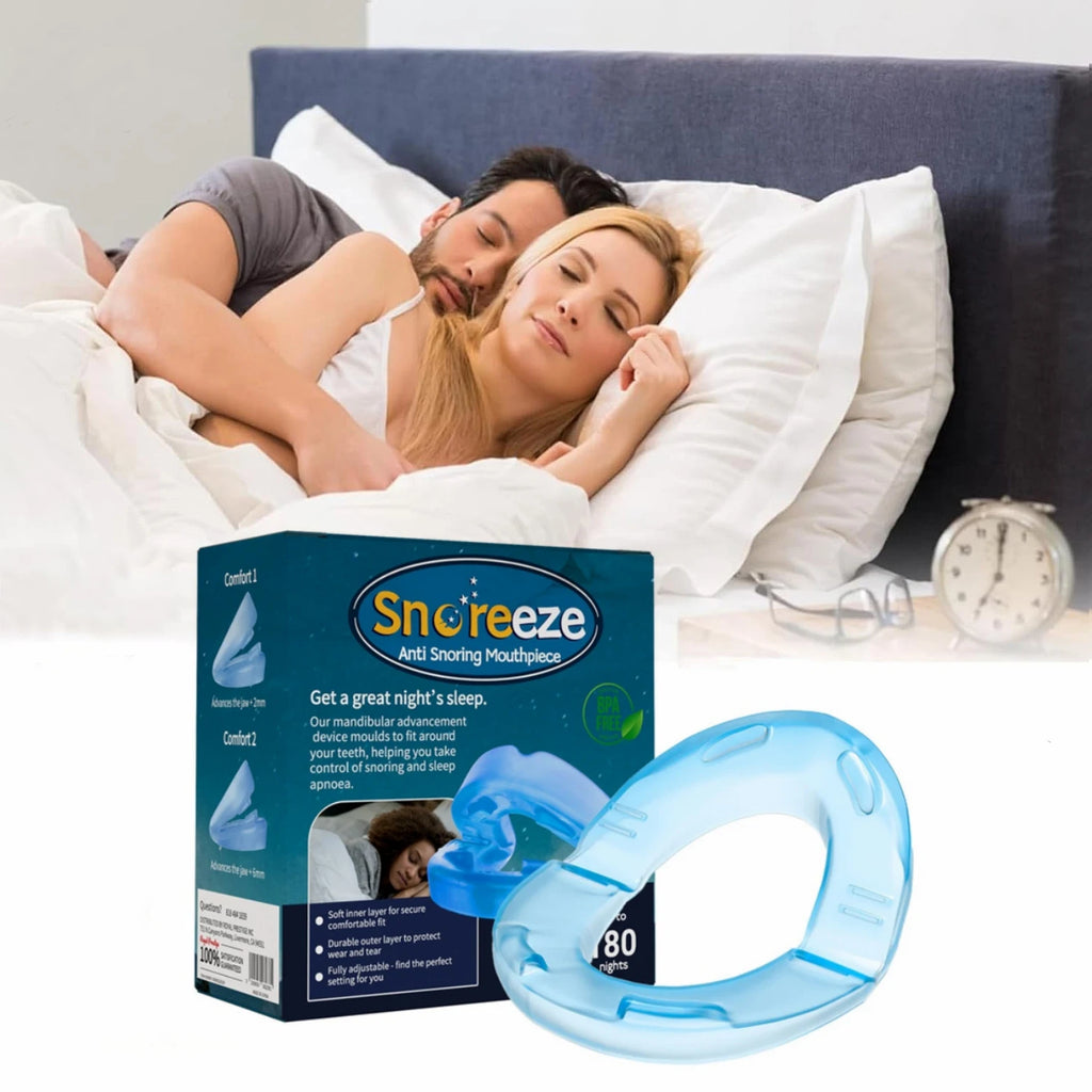 Mouth Guard Anti Snoring Soft Mouthpiece Comfortable Snoring Solution Adjustable Night Sleep Aid Bruxism Mouthpiece