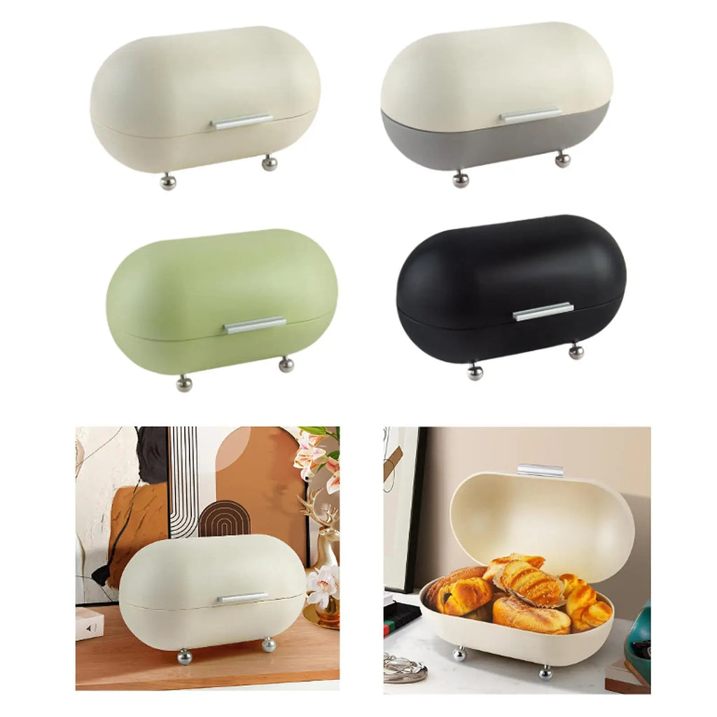 Bread Food Storage Box Bread Storage Container Food Storage Room Bread Box for Bakery Farmhouse Countertop Pantry Pastries