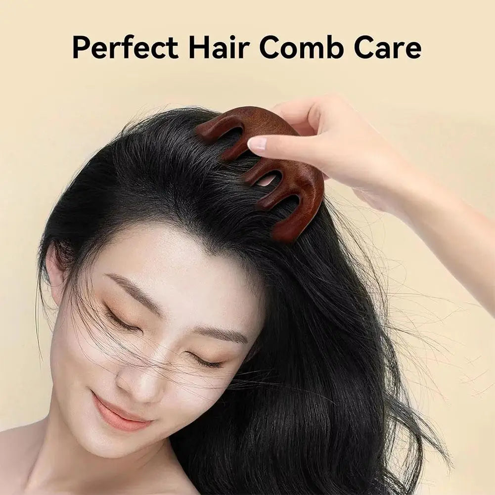 Gua Sha Massage Comb, Head and Face Scalp, Natural Facial Massager, Wide Tooth, Guasha Scraping, Body Massage