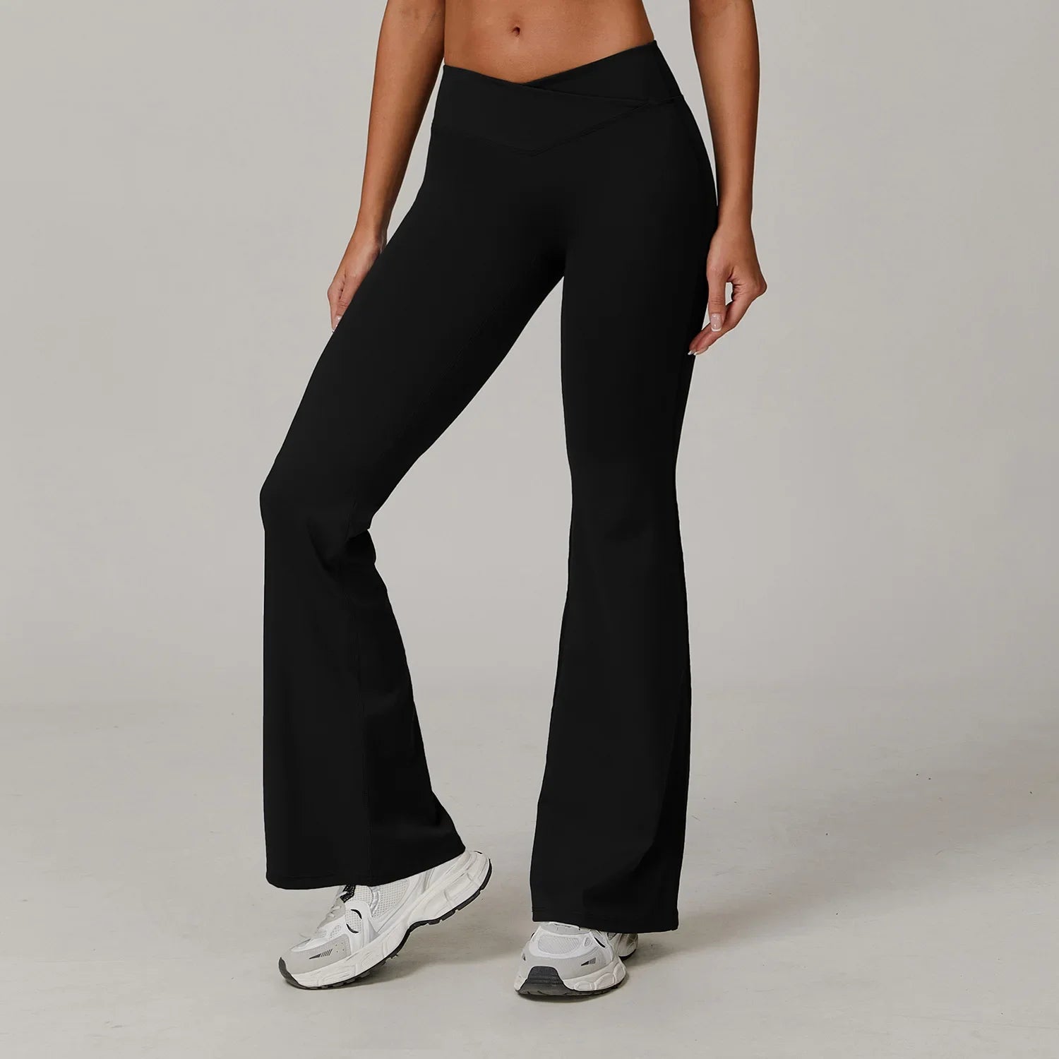 Wide Leg Pants Women Yoga Leggings Women Fitness Leggings Running Pant Sports Leggings High Waist Workout Tight Gym Bell-bottoms