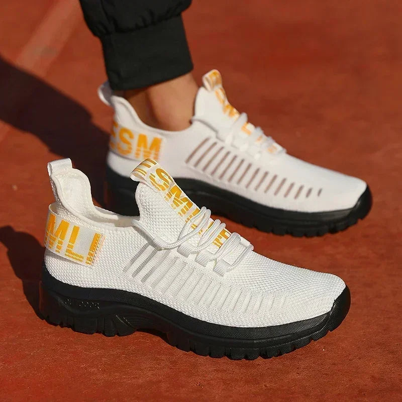Men's Running Shoes Comfortable Correction Arch Support Breathable Mesh Straps Casual Shoes Gym Training Travel Sports Shoes