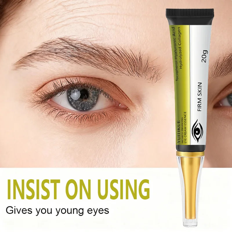 Hyaluronic Acid Eye Cream for Wrinkle Removal and Brightening: Lifts and Firms Skin, Special Eye Care for Women
