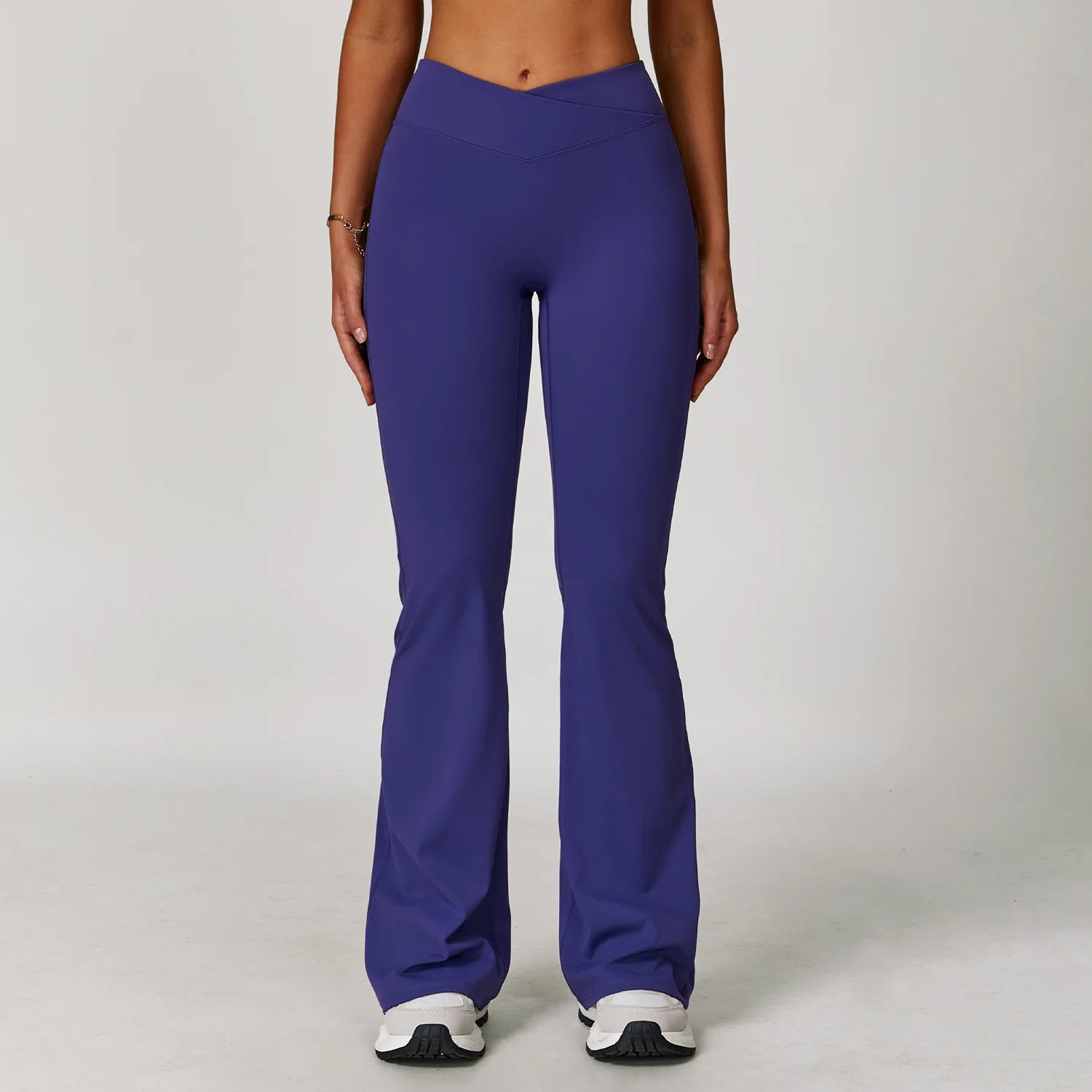 Wide Leg Pants Women Yoga Leggings Women Fitness Leggings Running Pant Sports Leggings High Waist Workout Tight Gym Bell-bottoms