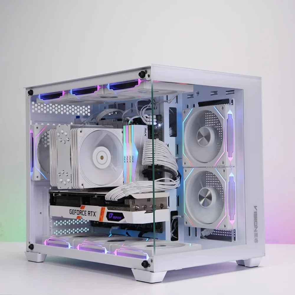 PRISM 4 PRS ARGB CPU Fan 4PIN PWM Silent Chassis Fan 120mm Infinite Mirror 5V 3PIN Motherboard Light Sync Case Cooler Fan