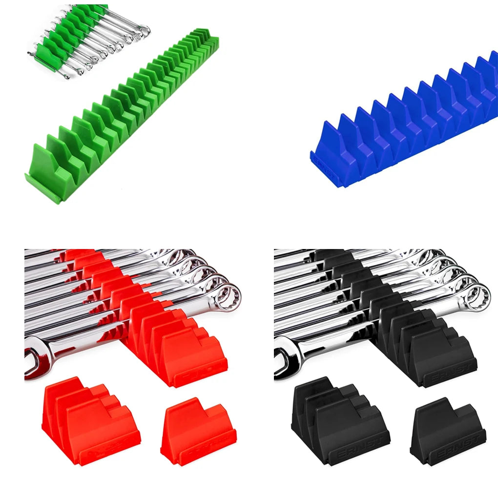 20-Pocket Magnetic Wrench Organizer Wrench Organizer Set for Tool Box Wrench Holder for Tool Durable Spanners Storage Organizer