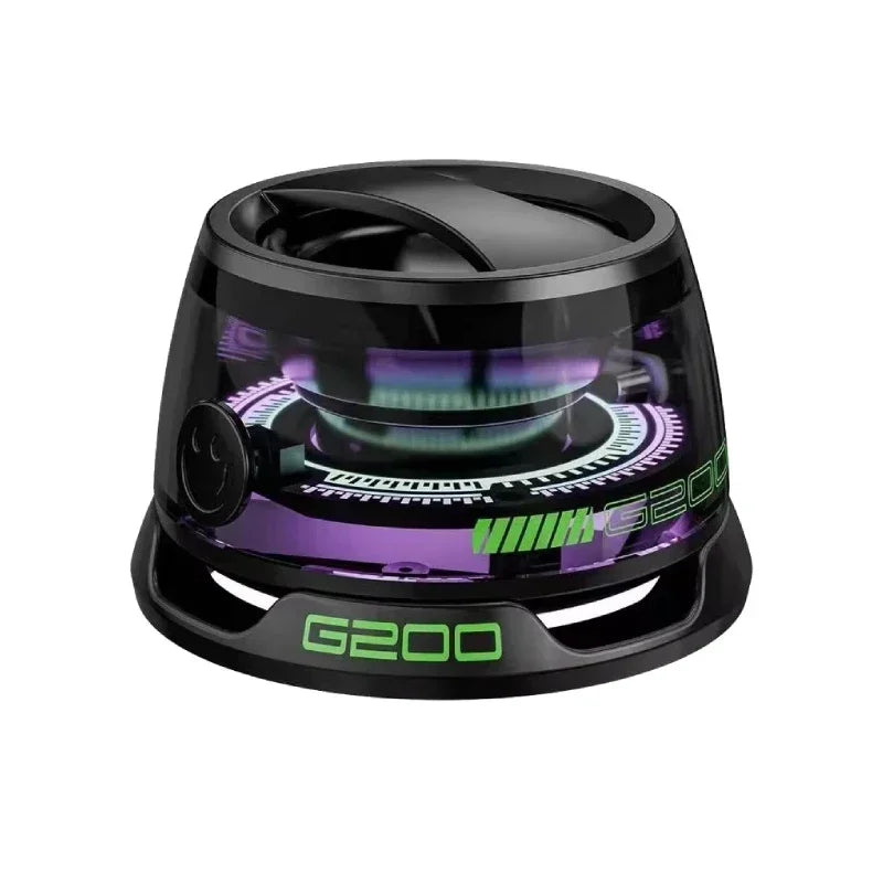 1pc Portable Bluetooth Speaker - Bluetooth 5.3, RGB Ambient Light, Long Battery Life & Magnetic Phone Stand