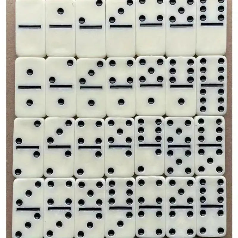 28pcs Dominoes Card Chess, Board Game Toys with PVC Storage Box, thanksgiving Day, Christmas Gift Christmas Halloween Gift