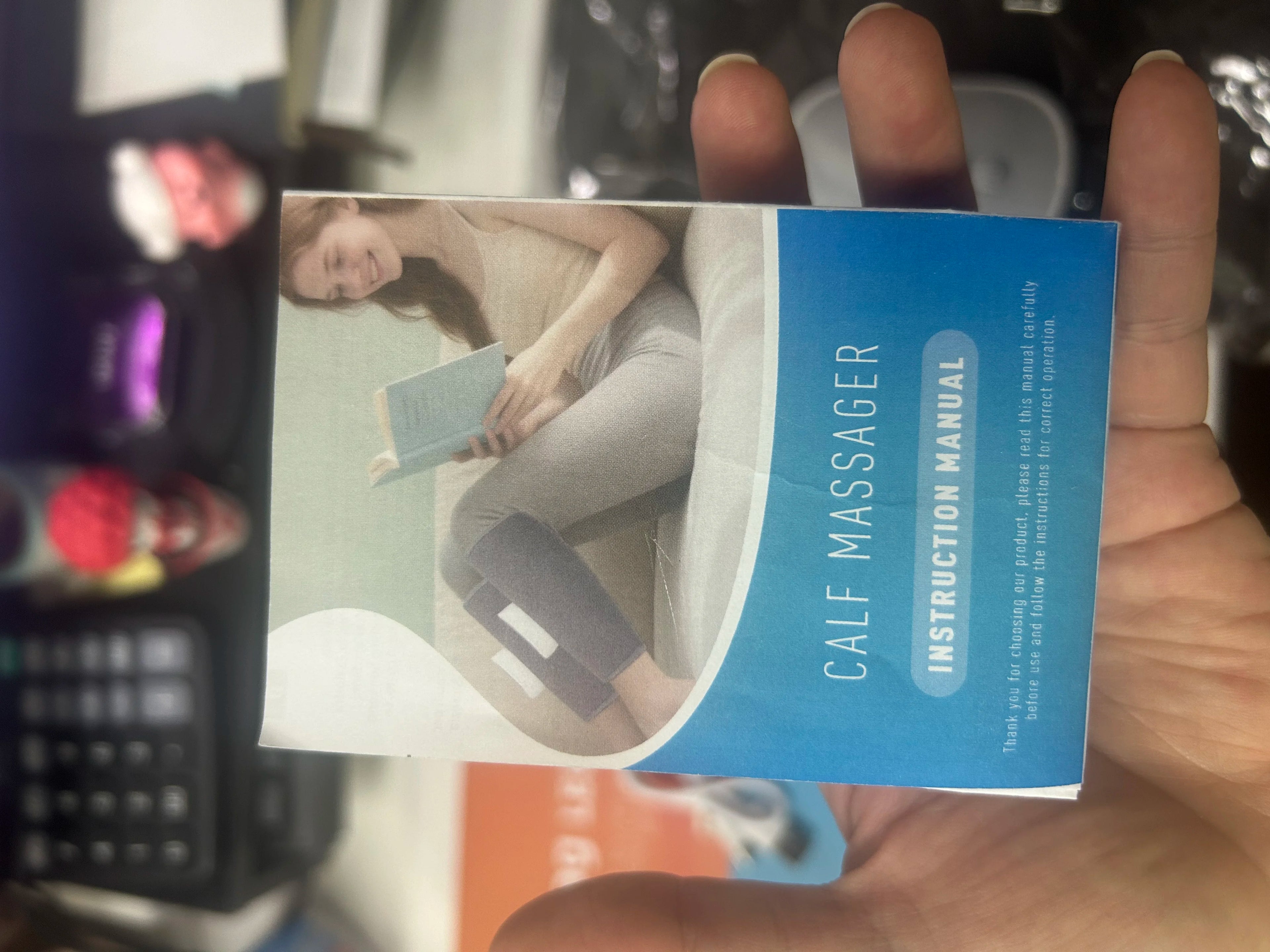 Calf Massager Wireless Leg Massager Electric 4 Modes Airbag Compresstion Calf Muscle Relax Blood Circulation Rechargeable