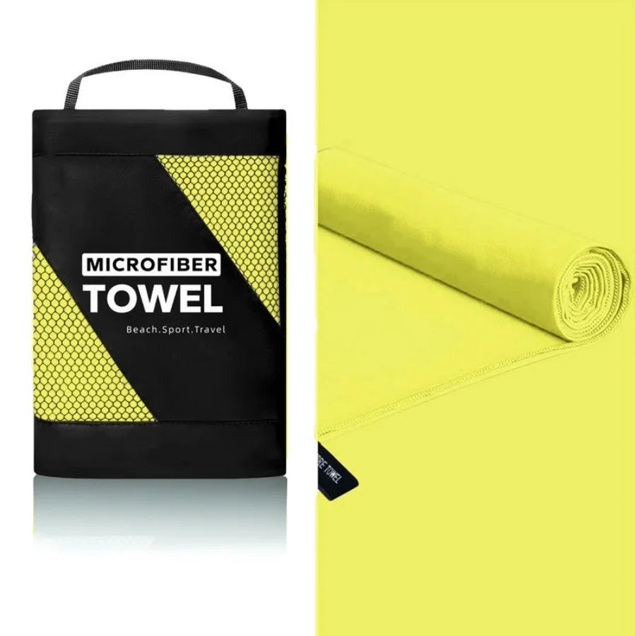 Microfiber Beach Towel Quick Dry Soft Absorbent Sand-Free Lightweight Travel Towel for Swimming Pool Spa Home