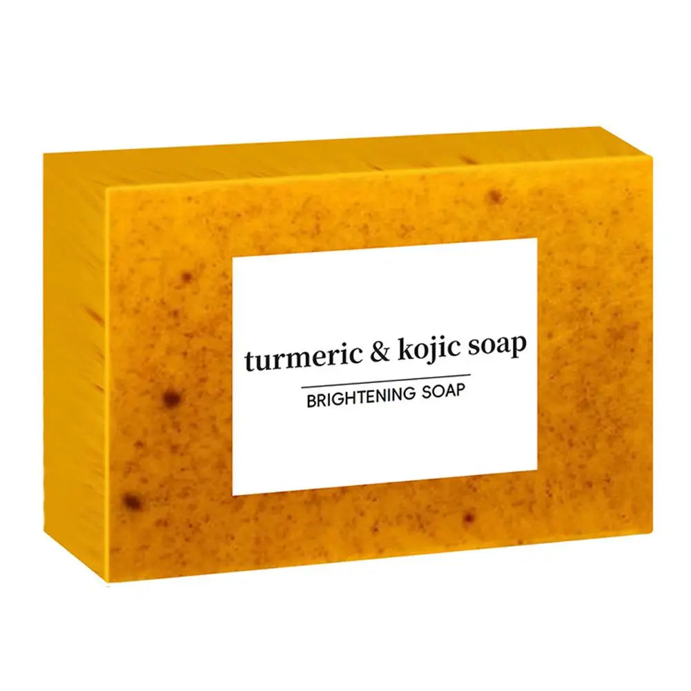 Hand Made Turmeric Soap Body Cleaning Natural Turmeric Deeply Clean Skin Refine Pores, Remove Acne Tender Skin Care Beauty