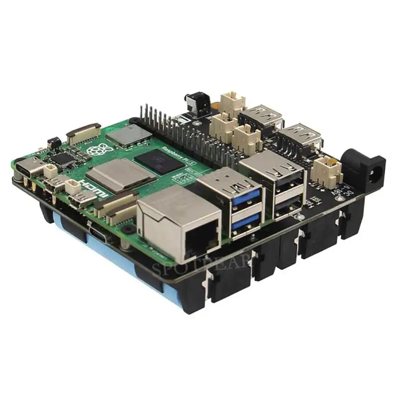 X1202 Raspberry Pi 5 UPS Board Uninterruptible Power Supply with 4 cell 18650 battery (NOT includ) holder for Raspberry Pi 5