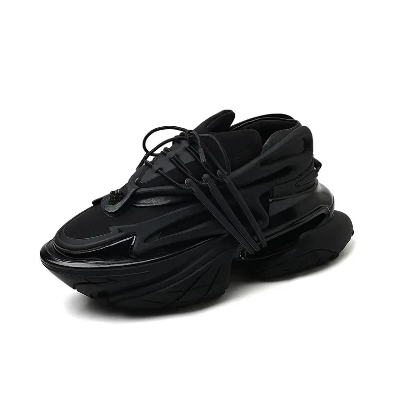 Platform Sneakers for Couple Street Style Height Increase Shoes for Men Women Fashion Designer Chunky Sneakers Zapatillas Hombre