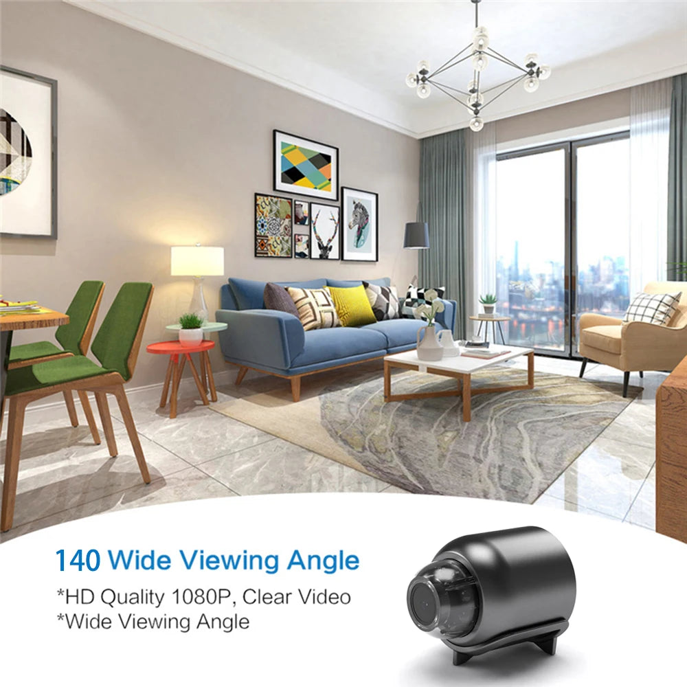 720P HD Mini WiFi Camera Indoor Safety Security Surveillance Baby Monitor Camcorder IP Cam Audio Video Recorder