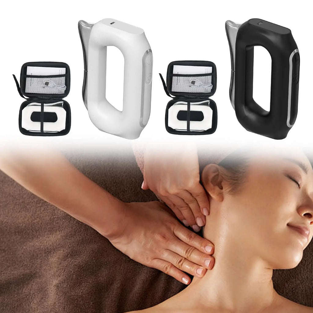 Electric Fascia Massager Gifts Men Women Adults for Whole Body Portable Relaxation Five Levels Regulation Muscle Scrape Set