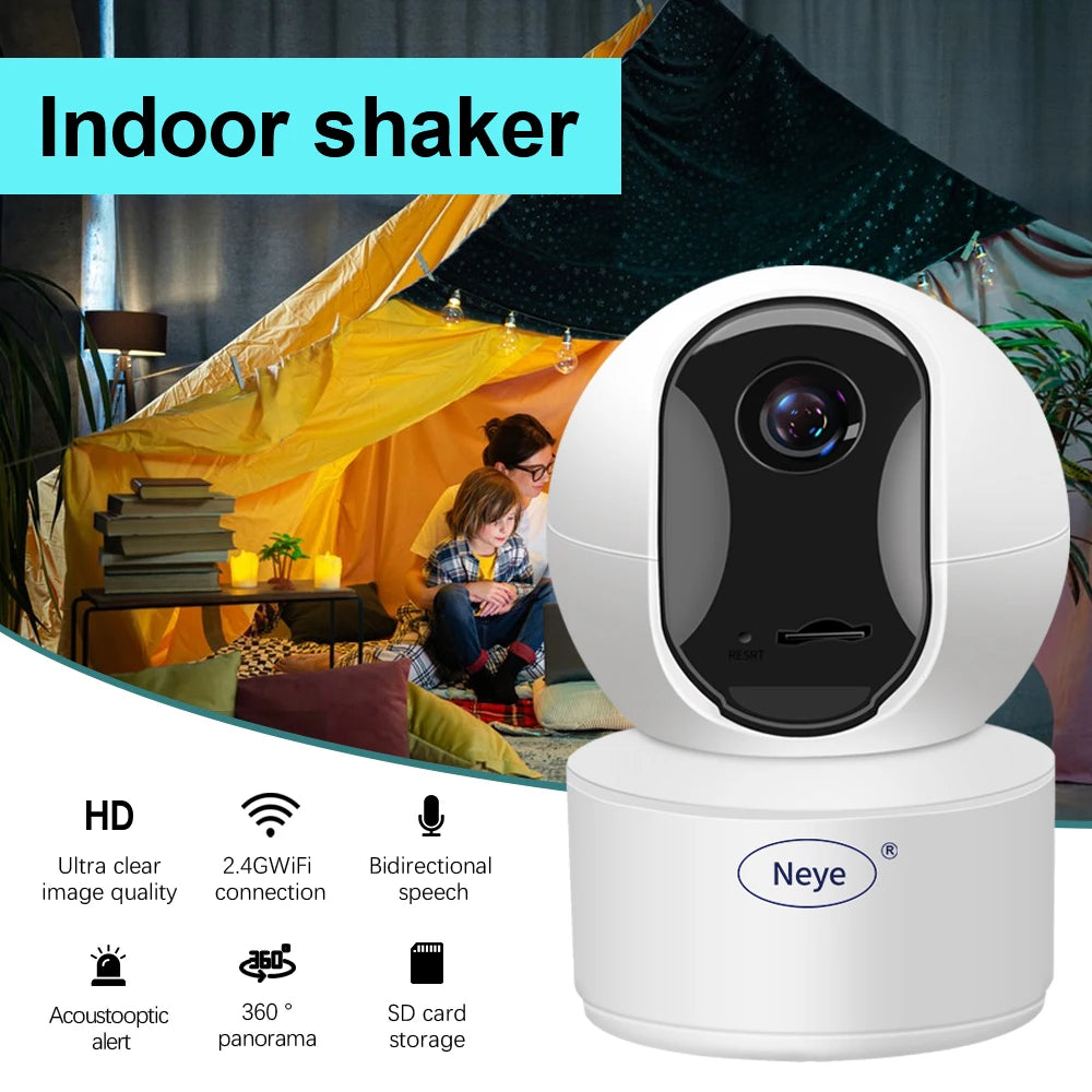 Home WiFi Security Camera 8MP HD Indoor Baby Monitor Bidirectional Audio 360 ° Panoramic Camera AI Automatic Tracking  Detection