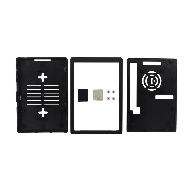Raspberry Pi 3B Plus Case Plastic ABS Case Shell Box Optional Cooling Fan for Raspberry Pi 3B+/3B Use with 3.5 Inch Screen