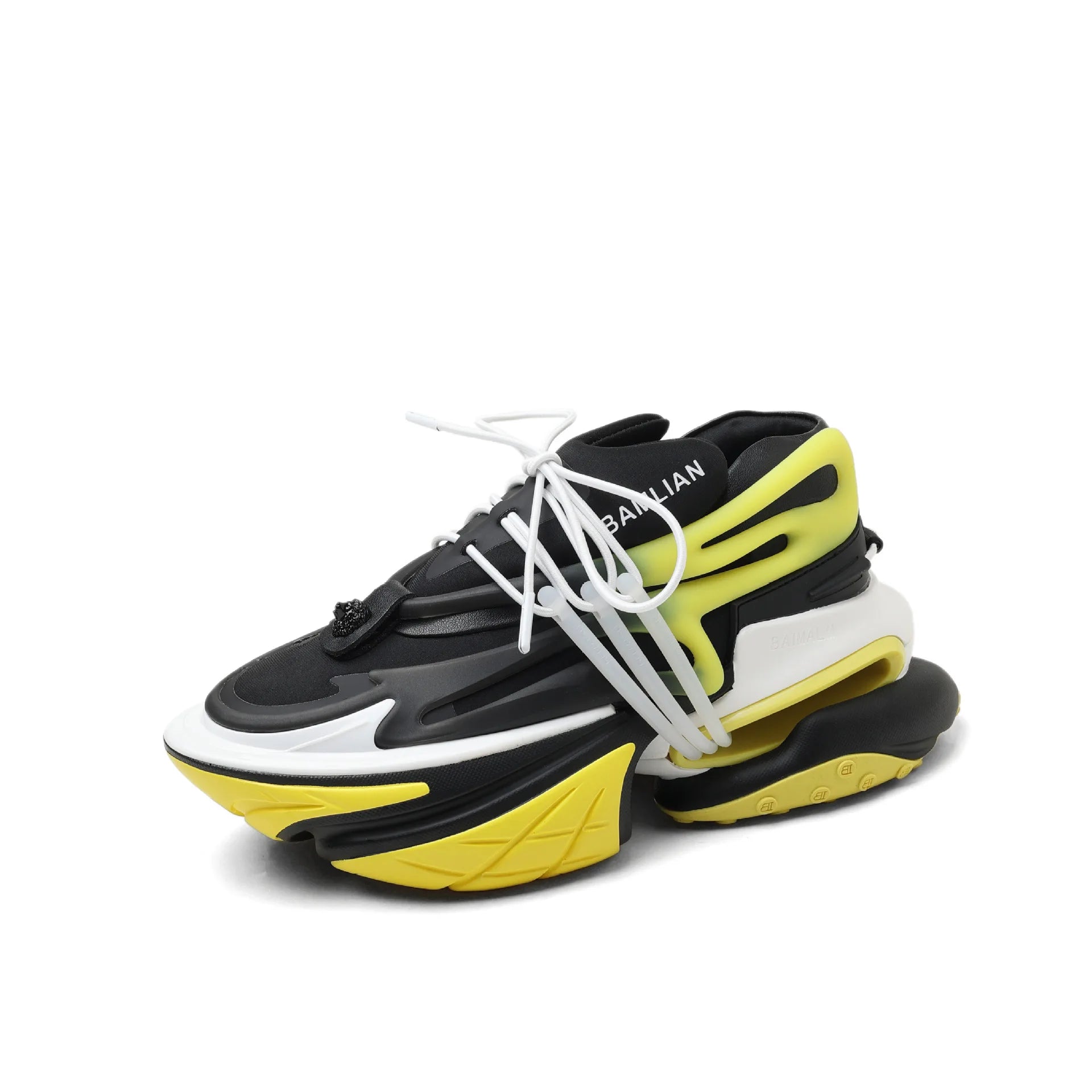 Chunky Sneakers Men Women Airship Shoes Fashion  Casual Secondary Leather Cowhide Breathable Height Increased Platform Shoes